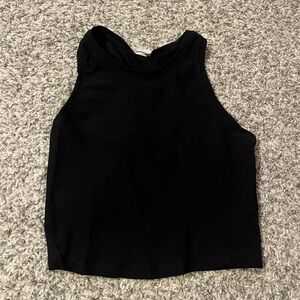 90 Degree By Reflex Black Ribbed Women's Top